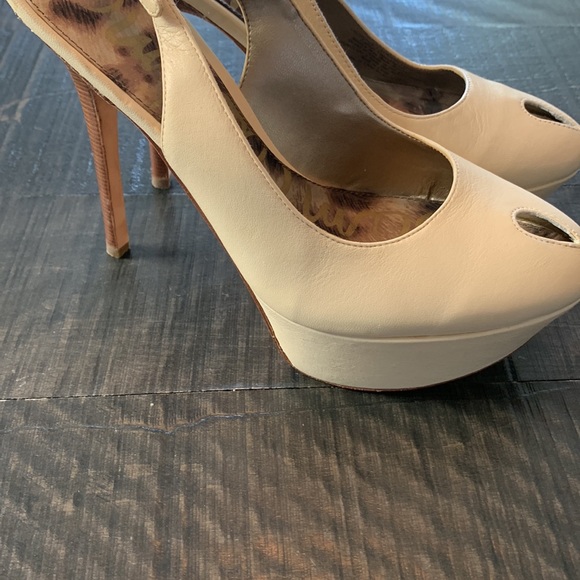 Sam Edelman Platform Sling Back Heels- Size 8 - Picture 4 of 4